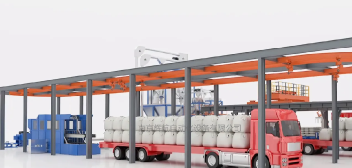 全自動(dòng)噸袋裝車生產(chǎn)線